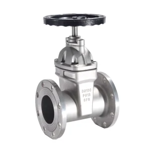 Z45X-16P Non Rising Stem Gate Valve Stainless Steel Non Rising Stem Soft Seal Elastic Seated Flange Gate Valve DN50 DN100