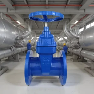 Z45X 16Q Non-stable Stem Resilient Seated Manual Ductile Iron Flange Soft Seal Gate Valve Water Supply Drainage