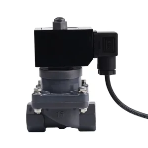 ZCF Series High Temperature OEM Customizable UPVC CPVC Anti Corrosive Diaphragm PVC Plastic Solenoid Electric Water Valve