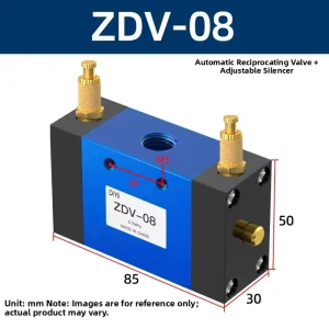 ZDV-08 Pneumatic Cylinder Automatic Reciprocating Valve Controller 2/5 Way Adjustable Directional and Speed Control Valve