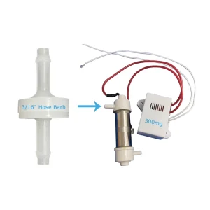 ZDVseal 3 16 PVDF Check Valve 0.5kpa Working Pressure Corrosion Resistant One Way Valve for 500mg Ozone System