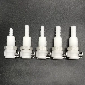 ZDVseal Female Coupling Body 1/8″ 3/16″ 1/4″ Panel Mount Quick Disconnect Connectors for Beauty Instrument Ventilator