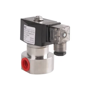 ZX104 Series Two Way High pressure Pilot Operated Solenoid Valve 220V Stainless Steel Control Valve