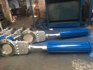 Zero Leakage SS316L Class300 Stainless Steel Knife Gate Valve for Metallurgical Ore Slurry