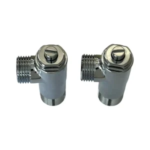 Zhejiang Factory Brass Toilet Faucet Angle Valve Chrome Plated Bathroom Kitchen Wall OEM Colors and Free Logo ZY F317C