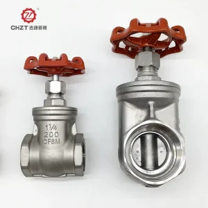 Zhejiang Valve Manufacturer SS304 SS316 Stainless Steel 200WOG High Flow Industrial Gate Valve for Water