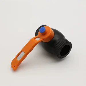 Zhengxin ZX 00100 PE Steel Core Ball Valve 32 Smooth Plastic Iron Handle PN6 16 Pressure Welding UV Chemical Resistant 3 Year