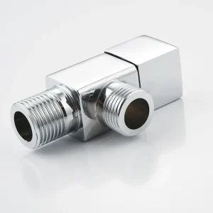 Zinc Alloy Angle Stop Valves G1/2 Cold Hot Water Stop Valve for Bathroom Toilet Sink