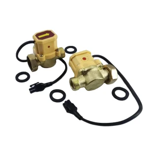 Zinc Alloy G1/2 Thread Adjustable Water Flow Sensor Switch 220V Automatic On Off Control Plug Wire Household Water Booster Pump