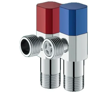 Zinc Toilet Angle Valve Anti-Backflow Check and One-Way Valve Household Bathroom Water Tank Inlet Pipe 4-Fen