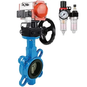 cast iron QT450 Butterfly Valve DNOVA WBV1616N 2W Fb H 16 bar interflange (threaded lugs) manual WBV1616N 2W Fb H 51