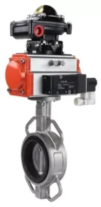 stainless steel AISI 316L Butterfly Valve DNOVA WBV3232N 2W Fb H 16 bar compact flanged manual WBV3232N 2W Fb H 3
