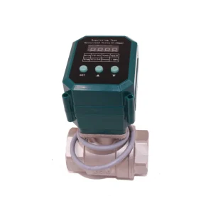 valve 4 20ma 24V 12VDC flow control valve electric proportional valve with manual function automatic water air flow control valve